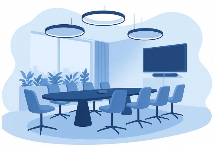 Illustration Konferenzraum